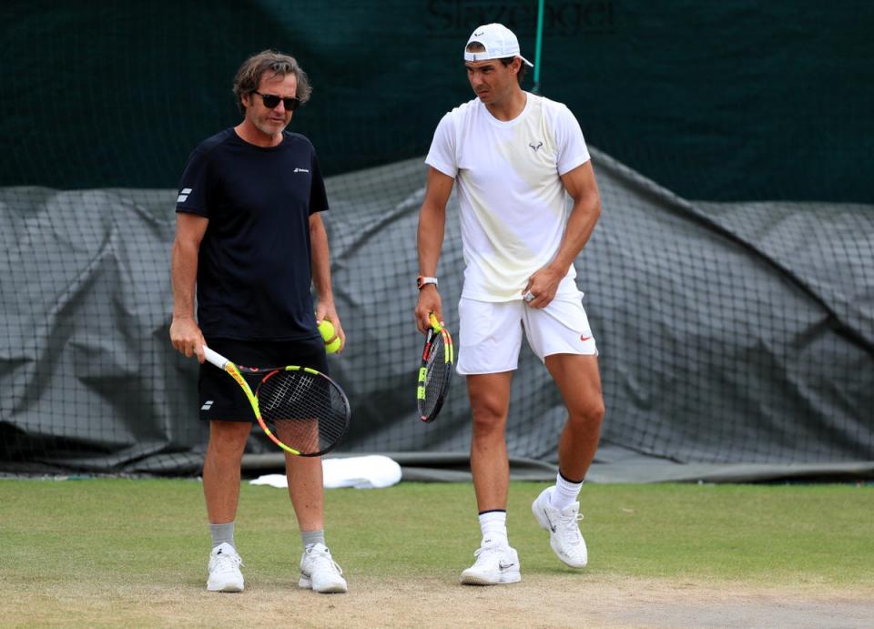 Rafael Nadal faces uncle Toni’s player (Mike Egerton/PA) (PA Archive)