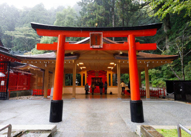 ▲祈求好姻緣的能量景點「九頭龍神社新宮」