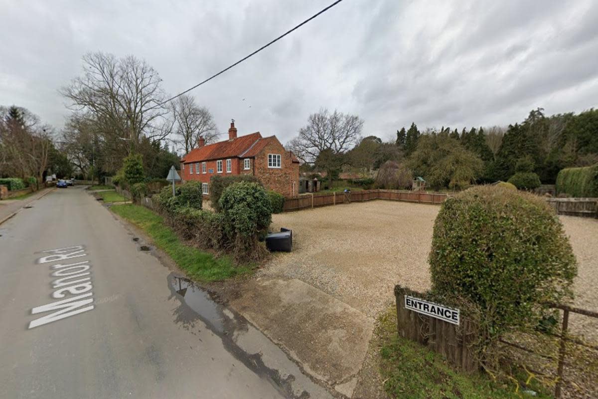 The site of the proposed development in North Wootton <i>(Image: Google)</i>