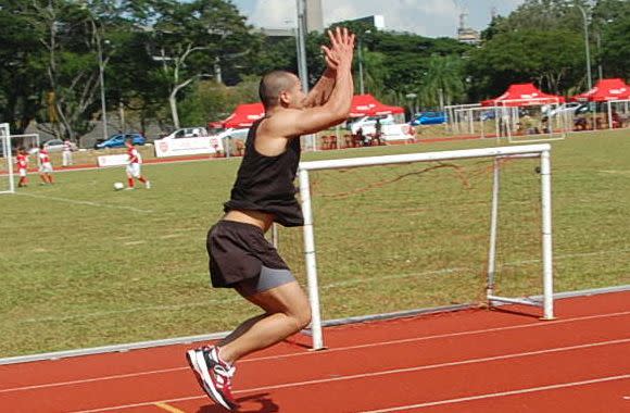 Try some exercises to improve your broad jump. (Photo courtesy of Coach Jon)