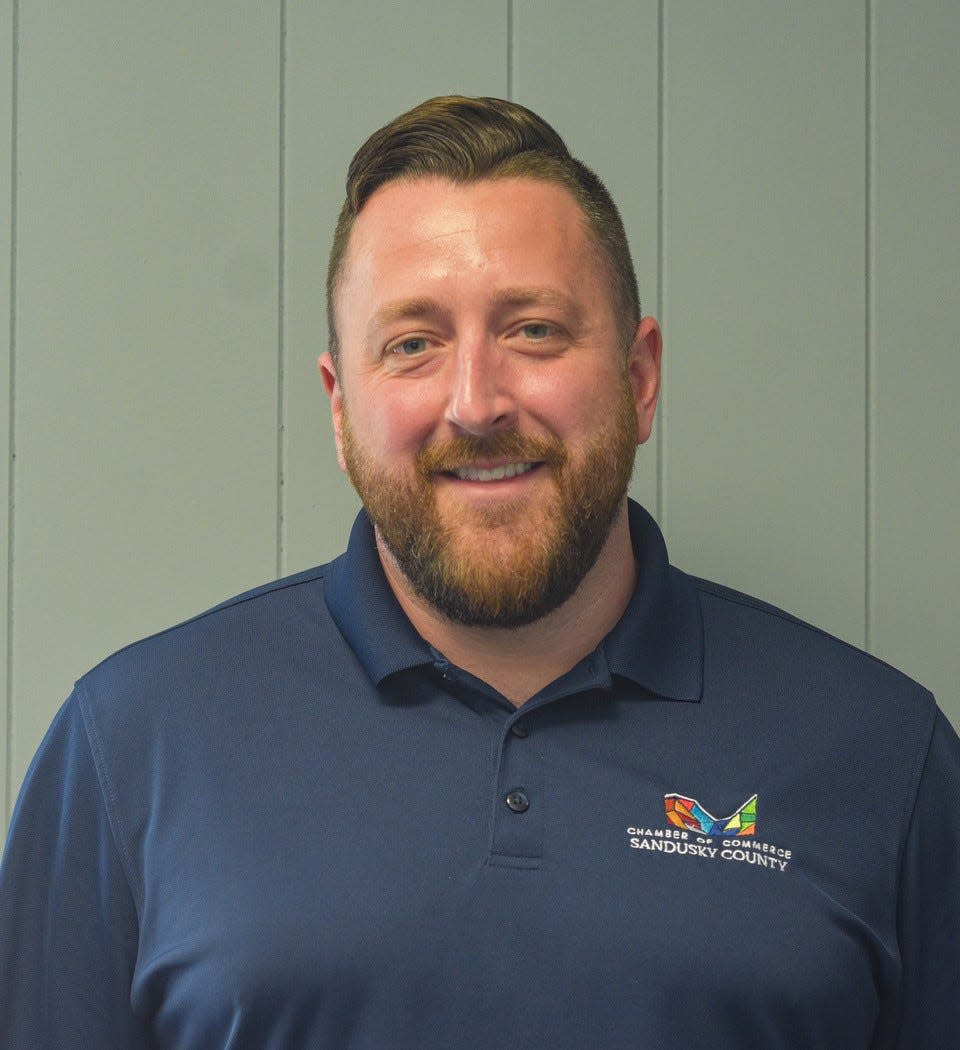 Tyler Kneeskern, who was named CEO and president of the Chamber of Commerce of Sandusky County in April, is busy assisting local businesses through promotional services, savings programs and educational classes.