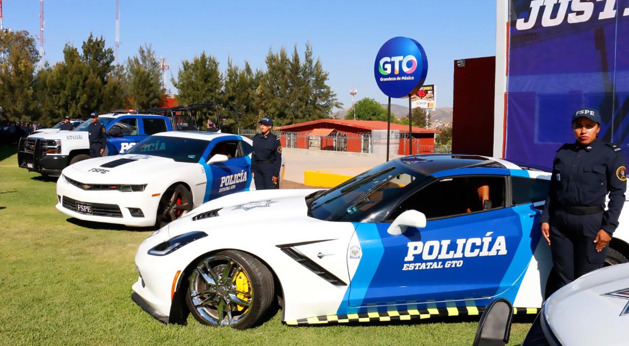 These supercars were seized from cartels but are now being used to hunt down criminals on Mexico’s streets. (CEN)