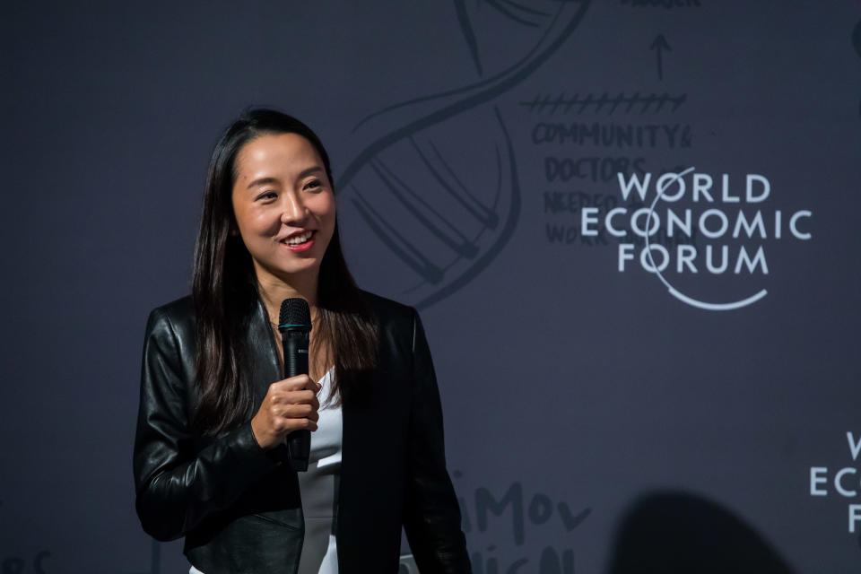 Juliana Chan, Chief Executive Officer, Wildtype Media Group, Singapore; Young Global Leader, captured during the Session: A New Wave of Ocean Solutions with Nanyang Technological University at the World Economic Forum - Annual Meeting of the New Champions in Dalian, People's Republic of China, July 1, 2019. (PHOTO: World Economic Forum / Ciaran McCrickard)