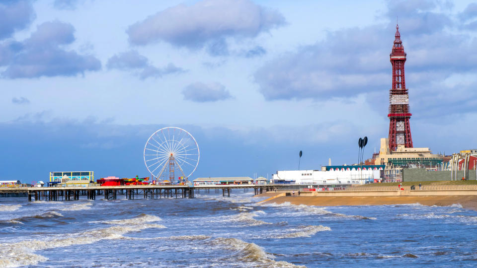 Blackpool tower and Central pier