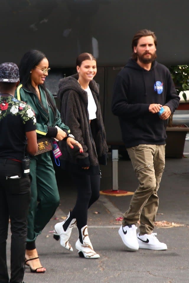 Sofia Richie and Scott Disick