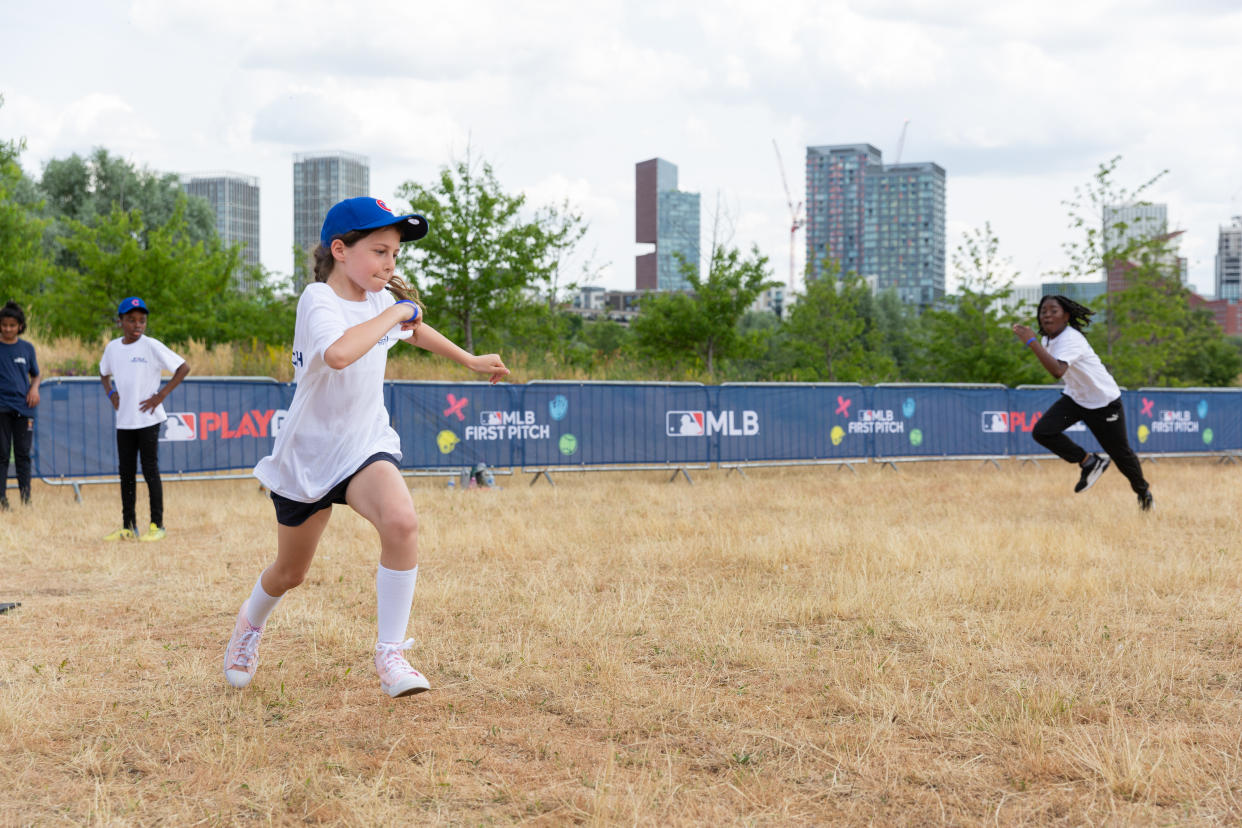 Baseball was brought to East London schools ahead of the London Series 