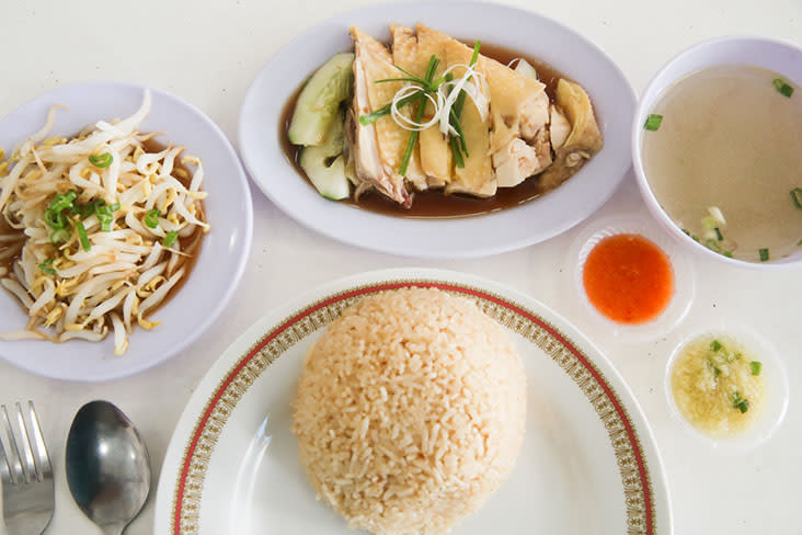 You can have crunchy Ipoh bean sprouts with your poached chicken and fragrant rice