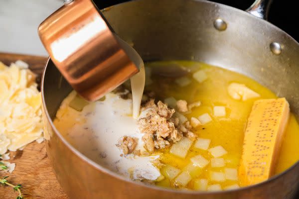 Chef Michele Casadei Massari's Clam Chowder with Parmigiano Reggiano