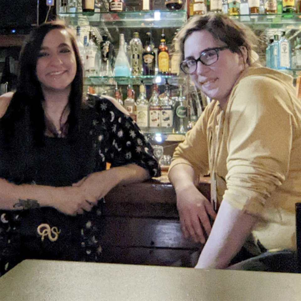 East Park Tavern employees Larah Moore and Jamie Campbell. (Courtesy Larah Moore)