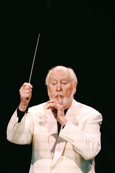 John Williams at the Hollywood Bowl for "Maestro of the Movies: John Williams with the LA Phil"