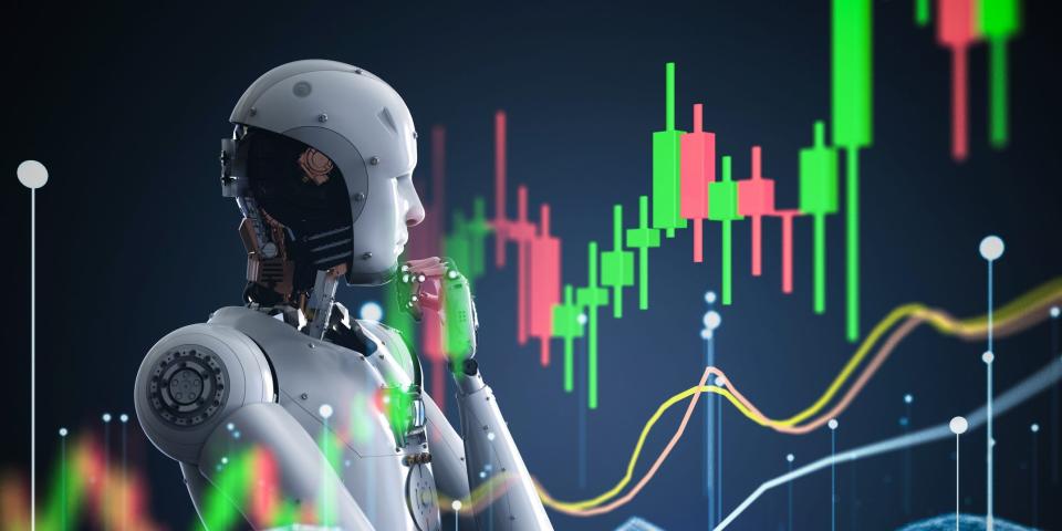 robot ai mesterséges intelligencia chatgpt chart kereskedés