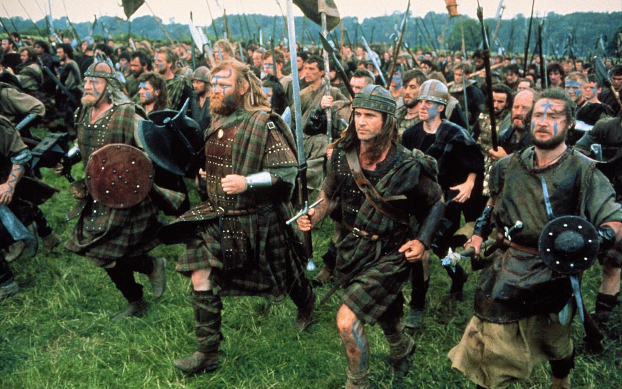 Kilts were invented 500 years after when Braveheart is set