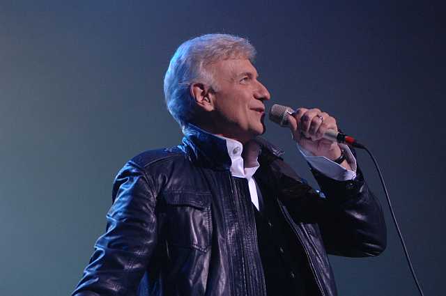 Dennis DeYoung, formerly of the rock band Styx, is shown performing.