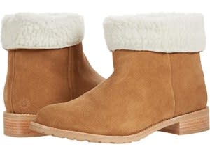 Jack Rogers Stella Suede Sherpa Bootie