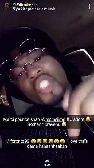 PSG are considering taking legal action against Evra (Snapchat/NOMSII)