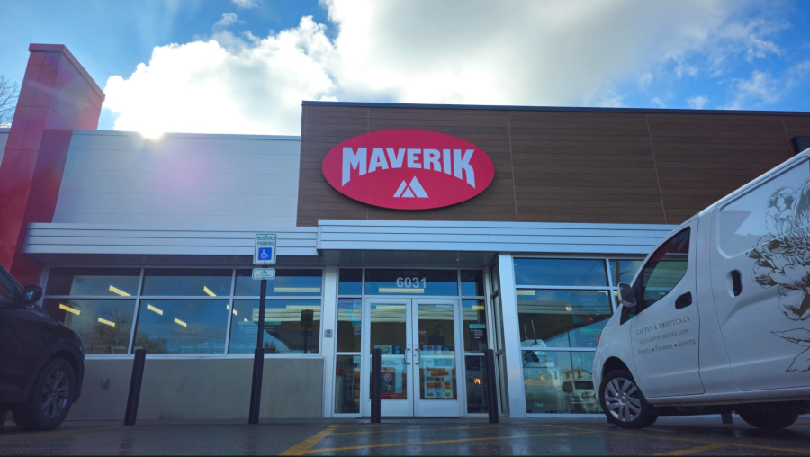 The rebranded Maverik in Murray. The building used to be a Kum & Go store before Maverik acquired the company in 2023. (Courtesy of Maverik)