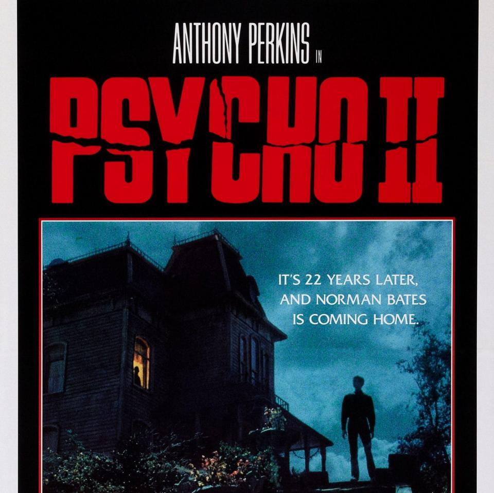 The original poster for Psycho II - Alamy