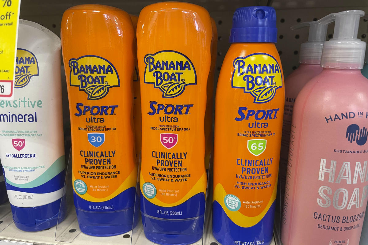 Some Banana Boat sunscreen products recalled after benzene detected