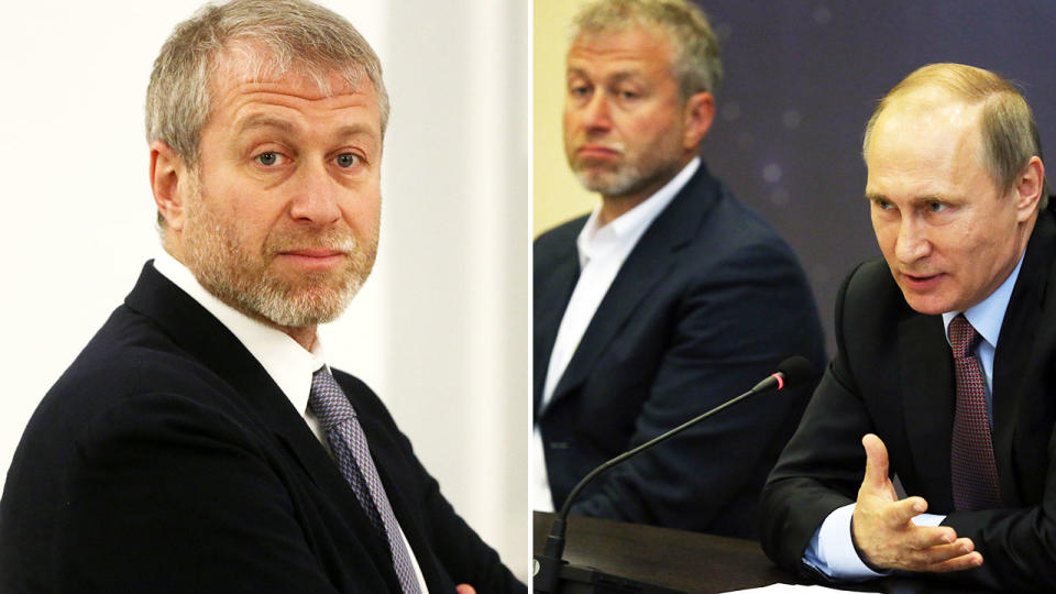 Roman Abramovich, pictured here with Vladimir Putin.