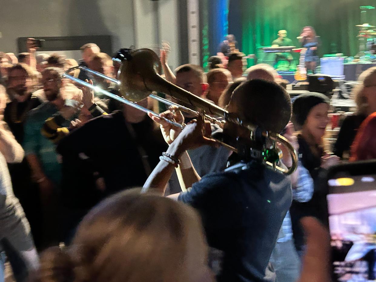 Trombone Shorty thrilled fans at the Roxian Theatre in McKees Rocks.