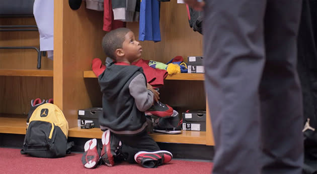 Chris Paul’s son, aka Little Chris/CP4, stars in Foot Locker commercial for Blake Griffin/CP3 Kids (Video)