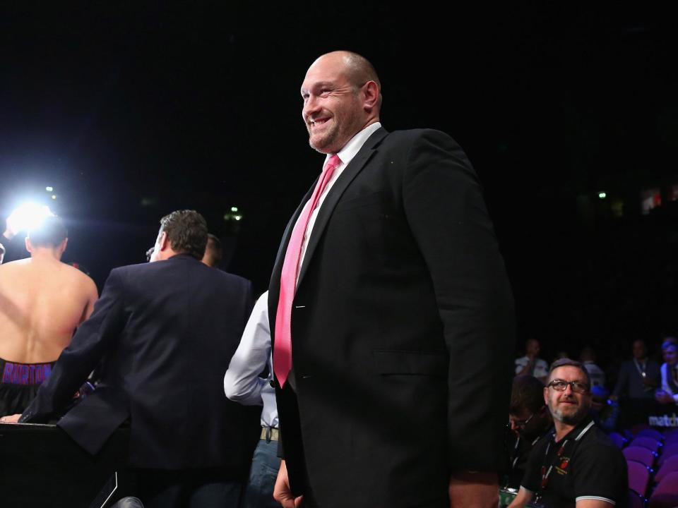 Fury was described as a 'complete gentleman': Getty