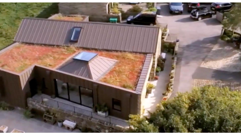 The house has a wildflower floor