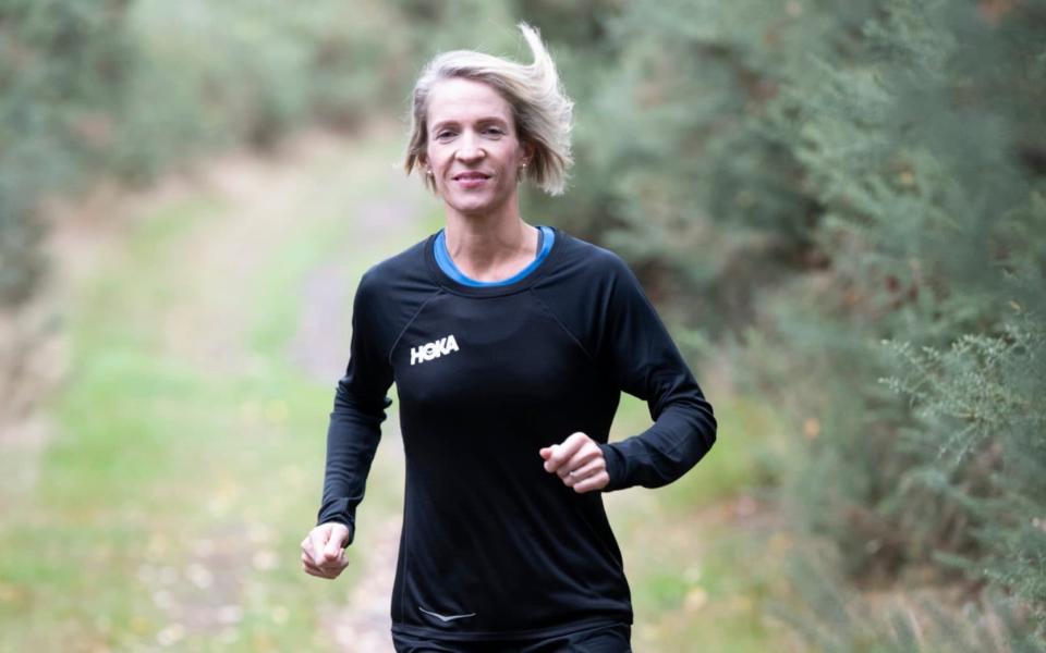 A hat-trick of Brighton Marathon wins saw Davies personal best lowered to two hours, 34 minutes and six seconds - DAVID ROSE 