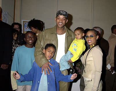 Will Smith and Jada Pinkett Smith and the brood at the Hollywood premiere of Fox Searchlight's Kingdom Come