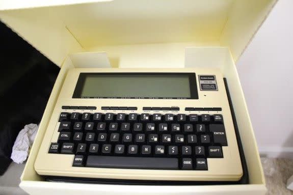 Already 37 bids are in for this portable computer, bumping up this 1980s tech to $135.