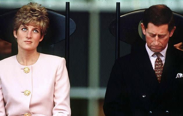 Diana outed her ex-husband's affair with Camilla in 1995. Source: Getty