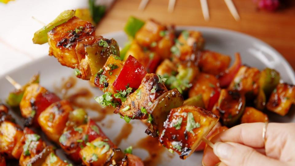 Hawaiian Chicken Skewers