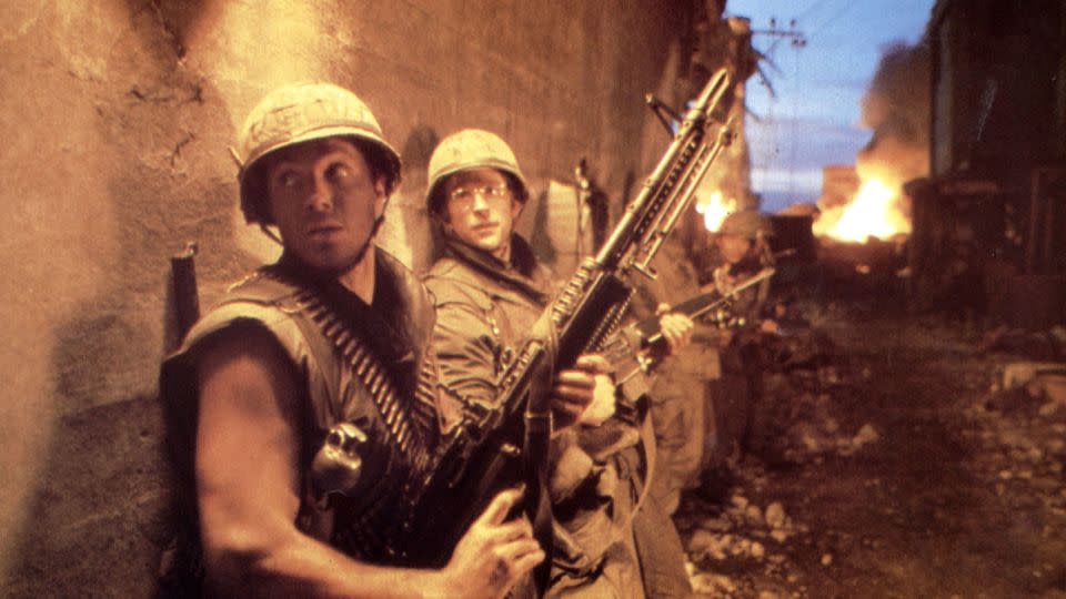 Stanley Kubrick's "Full Metal Jacket" (1987), starring Matthew Modine as Joker, is based on the events of the Vietnam war. - Warner Bros/Kobal/Shutterstock