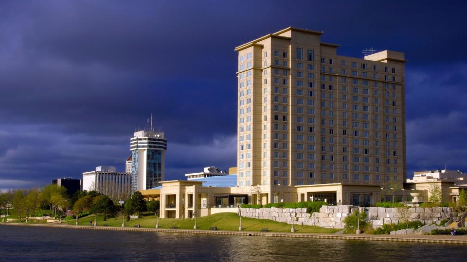 Wichita city skyline.