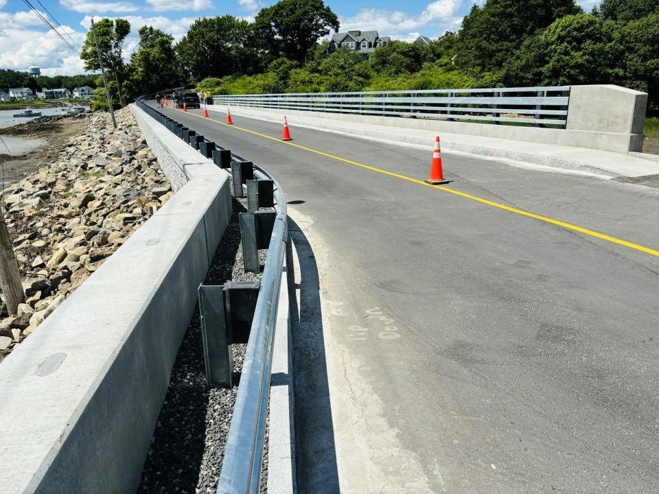 The Town of Kennebunkport, Maine, celebrated the completion of its new Pier Road Causeway during a ribbon-cutting ceremony that Governor Janet Mills and other dignitaries attended on Monday, July 1, 2024.