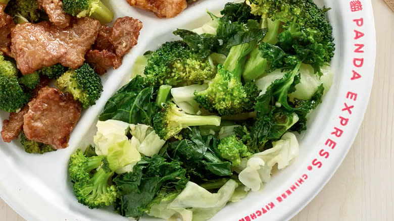 plate with broccoli and veggies