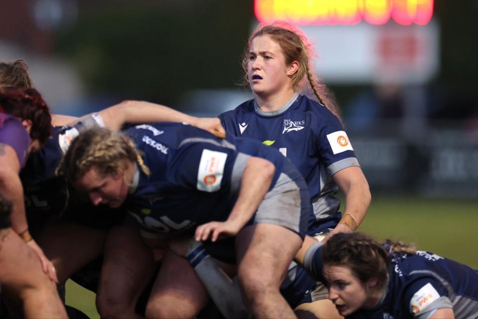 The lone Red Rose in the Sharks squad, Talling has thrived since moving north to join Sale (Getty Images for Sale Sharks)