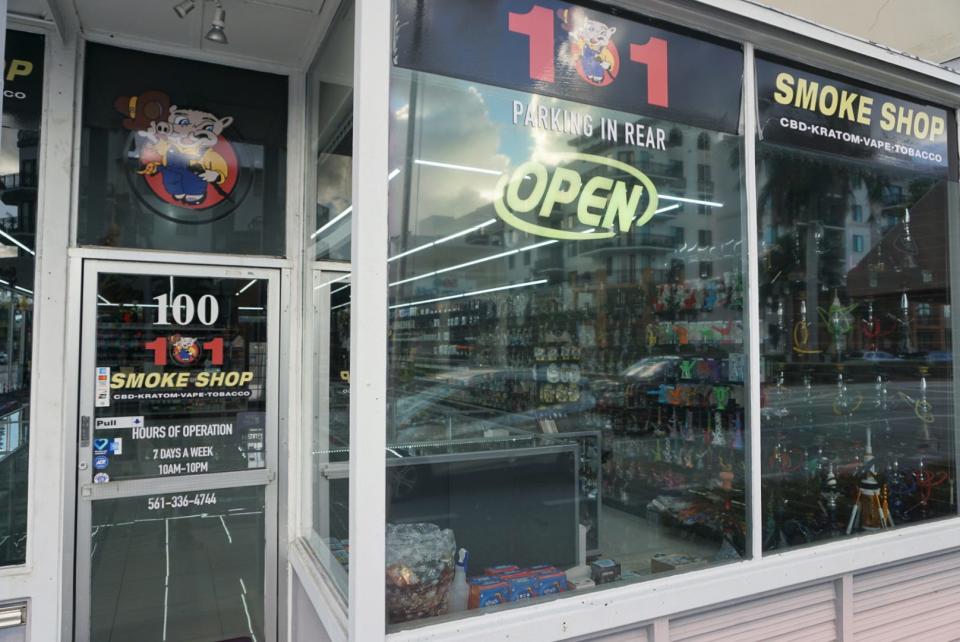 A partner at 101 Smoke Shop says the store's high visibility creates a sense of safety and pride at the Boynton Beach store.