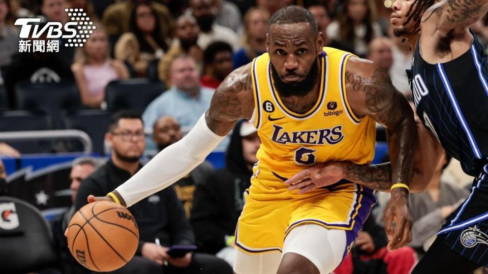 湖人隊本季打來依舊掙扎，詹姆斯（LeBron James）西進洛杉磯5年來，很有可能第3度無緣季後賽。（圖／達志影像美聯社）