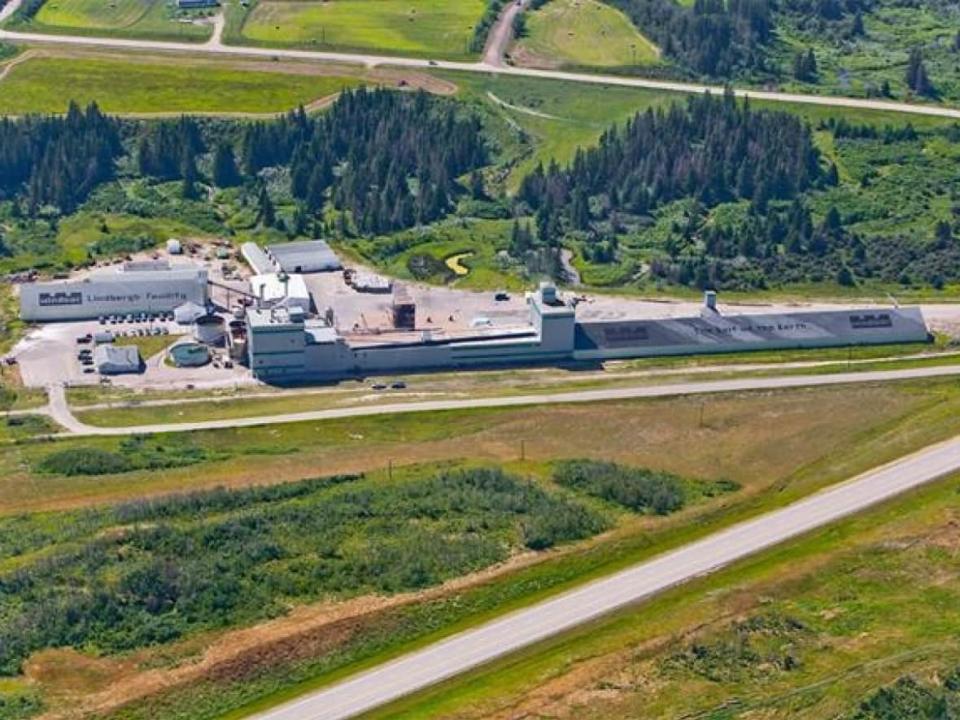 This salt plant in the County of St. Paul, Alta., is set to close this month after operating since 1948. (Submitted by Jacob Bialik/Morton Salt - image credit)