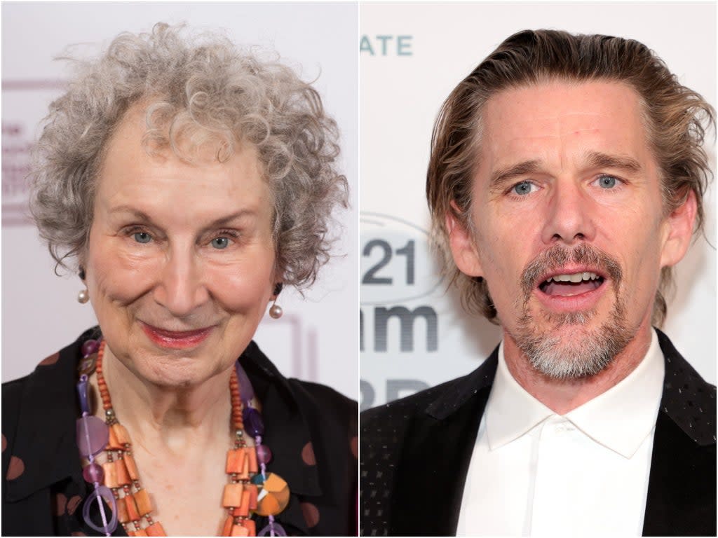 Margaret Atwood and Ethan Hawke (Getty )