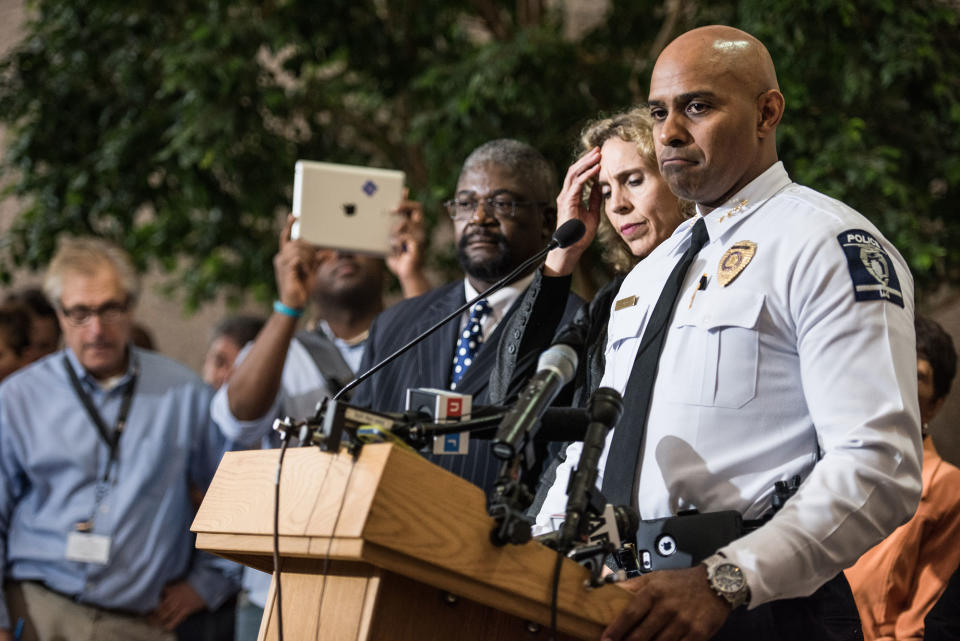 Charlotte protests mostly peaceful on third night