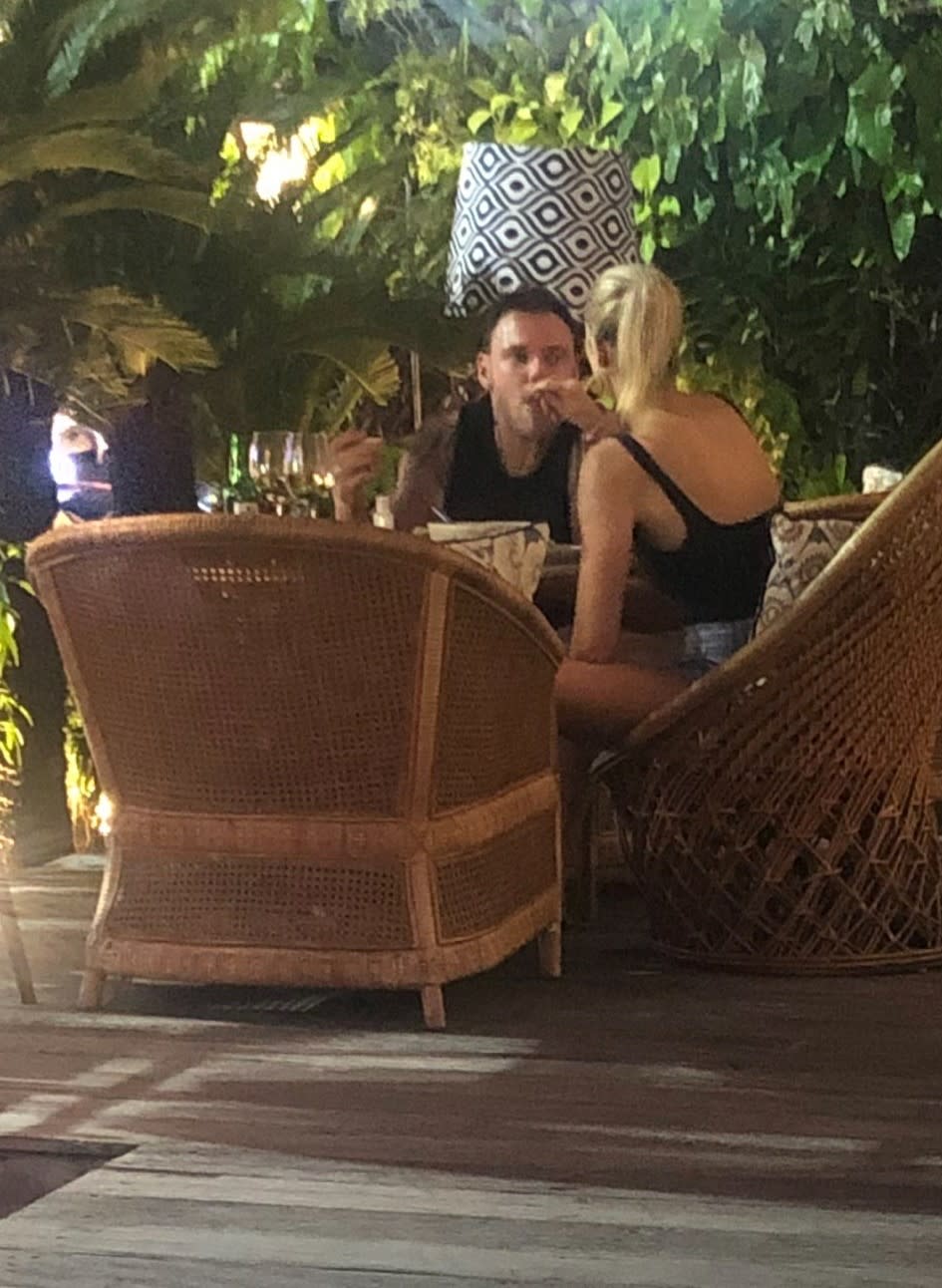 Married At First Sight star Bronson Norrish spotted with girlfriend Melissa Dobson in Bali. Photo: Diimex