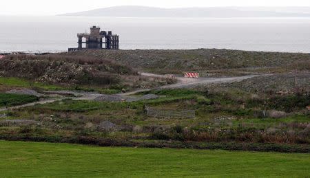 File photo shows roads that cut through the site where EDF Energy's Hinkley Point C nuclear power station will be constructed in Bridgwater, southwest England October 24, 2013. REUTERS/Suzanne Plunkett/File Photo