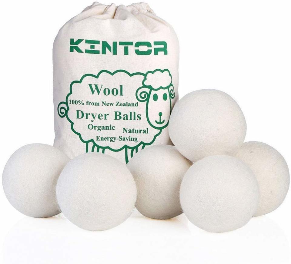 Kintor Wool Dryer Balls XL 6 Pack