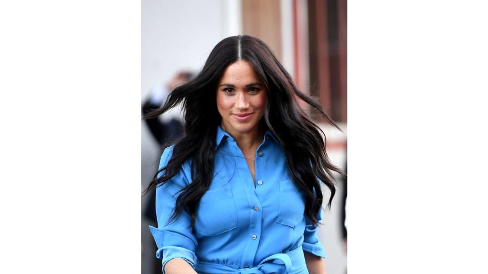 Meghan, Duchess of Sussex and Prince Harry, Duke of Sussex visit the District 6 Museum and Homecoming Centre during their royal tour of South Africa on September 23, 2019 in Cape Town, South Africa.