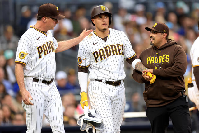 San Diego Padres manager Bob Melvin walks off the field during the News  Photo - Getty Images