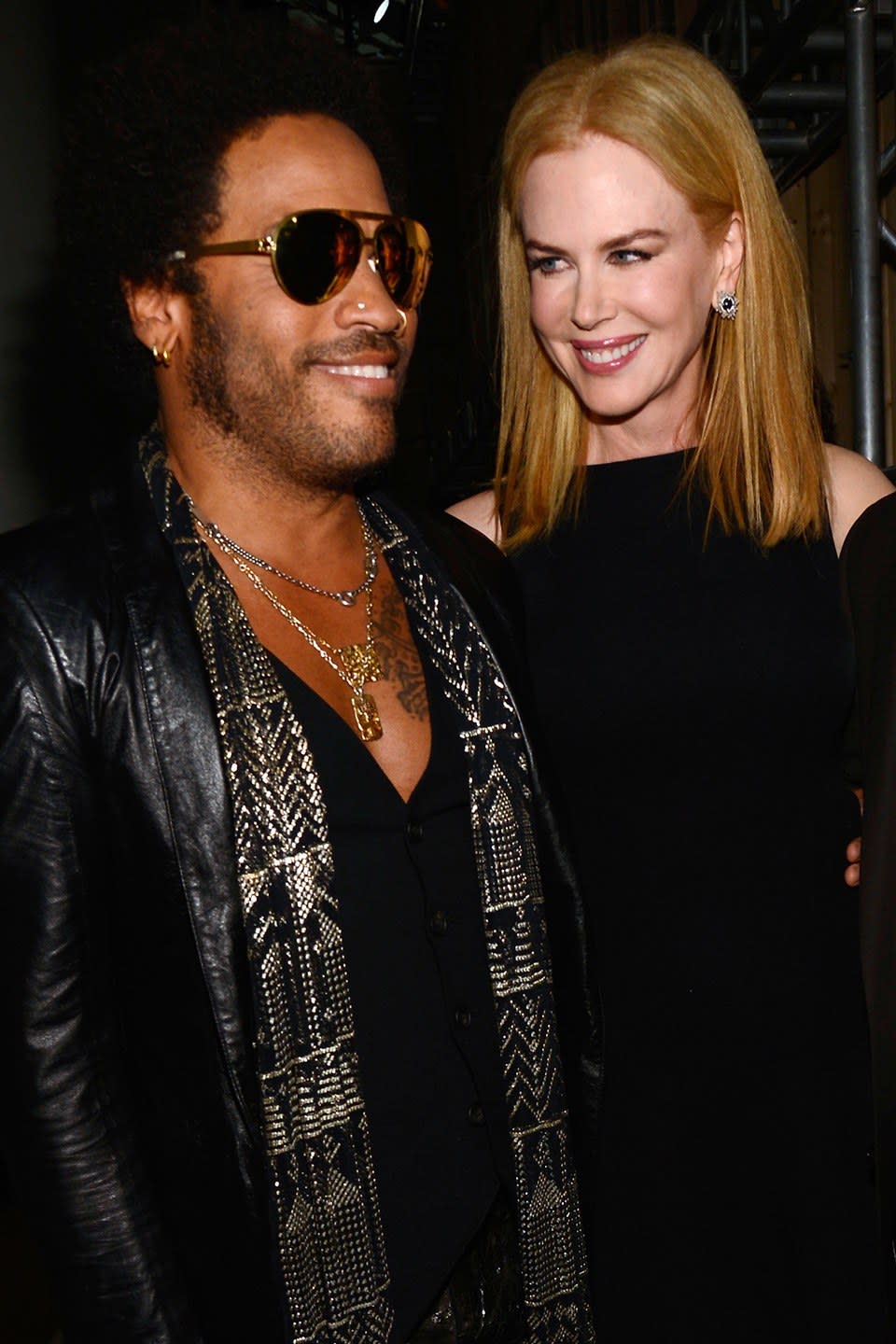 Nicole Kidman and Lenny Kravitz