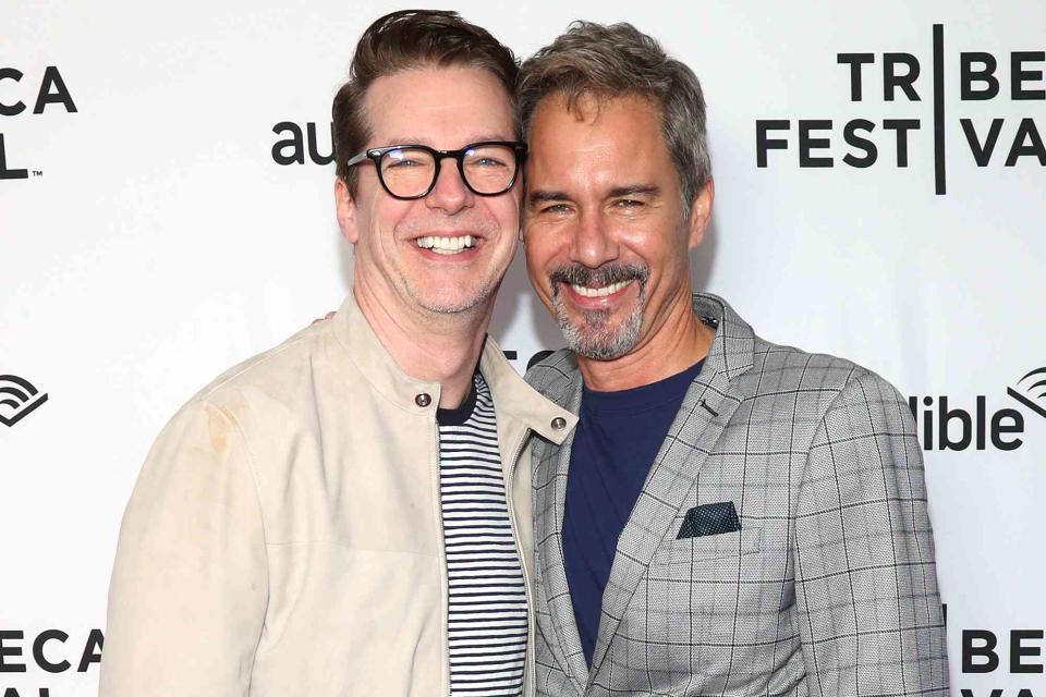 <p>Manny Carabel/Getty</p> Sean Hayes and Eric McCormack 