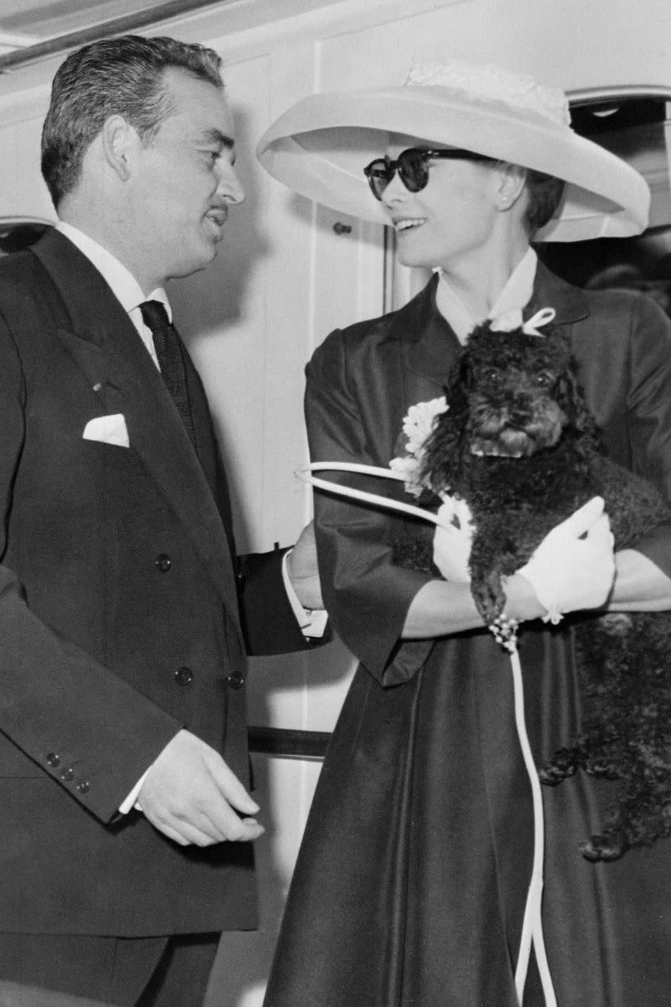 1956: Grace Kelly and Prince Rainier III of Monaco